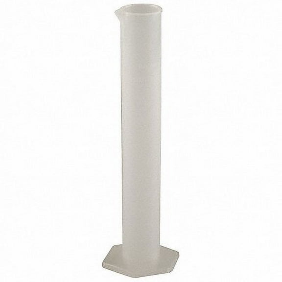 Lab Safety Supply Graduated Cylinder,250mL,PP,PK12 5PTJ6