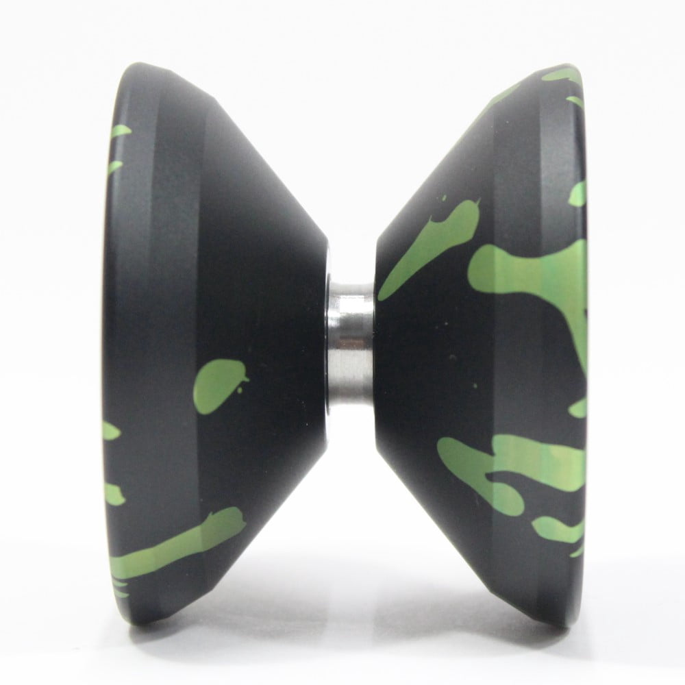 Sengoku Kenshin Yo-Yo - 7068 Aluminum Monometal YoYo (Black Green Moss)