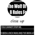 thumbnail image 5 of Inspirational Wall Art Entrepreneur Quotes The Wolf Of Wall Street 8 Rules for Success Canvas Posters Motivational Canvas Print Picture Painting for Home Bedroom Office Decoration [12''''W X 18''''H], 5 of 5