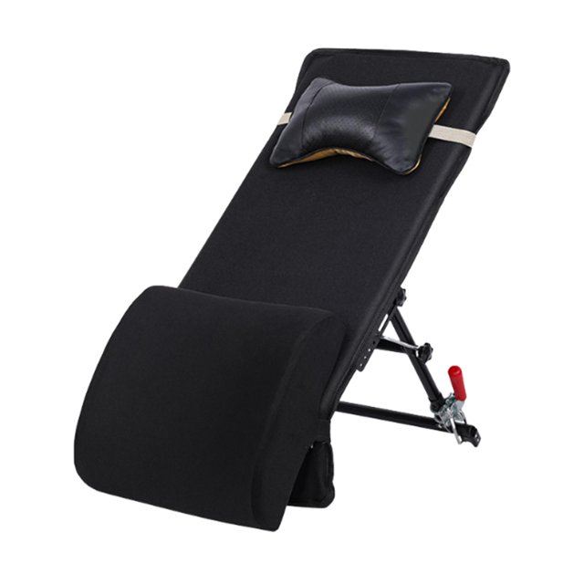 Lipstore Electric Bike Backrest Outdoor Shock Absorption with Head Pillow Replacement Black
