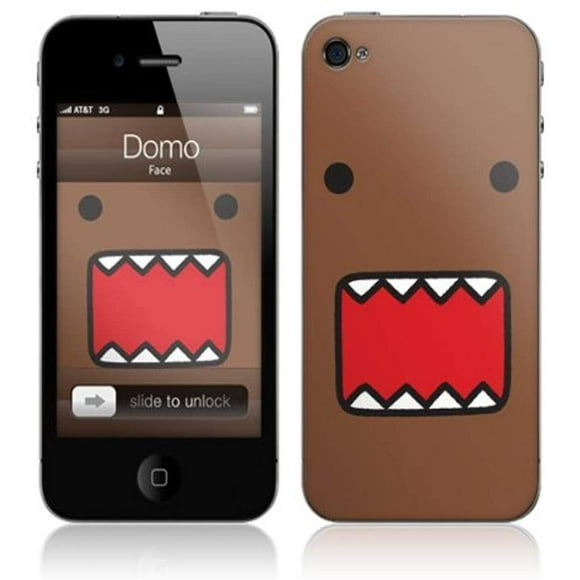 Zing Revolution MS-DOMO10133 Domo-Face Peau de Couverture de Téléphone Portable pour iPhone 4/4S