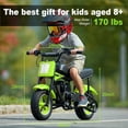 thumbnail image 6 of TOXOZERS Dirt Bike,50cc 2-Stroke Mini Bike for Age 8+,Extended Soft Comfort Seat,20 MPH Max Speed,180 lbs Max Load, 6 of 6