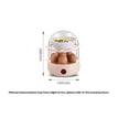 thumbnail image 5 of Electric Egg Cooker Boiler Maker Soft, Medium or Hard Boil, 14 Egg Capacity Two Layer Egg Maker,Egg Steamer,With Automatic Shut Off,Noise Free, 5 of 5