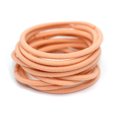 thumbnail image 1 of 10 Pcs Bandes de Cheveux Mélangées Extensibles Ajustables Décoratives Haute Élasticité Support de Queue de Cheval Accessoires pour Filles Enfants orange Clair, 1 of 5
