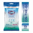 thumbnail image 2 of CLOROX® ON-THE-GO DISINFECTING WIPES MEADOW FRESHNESS, Pack of 15, 2 of 3