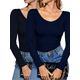 thumbnail image 1 of Set 2 Blusas Mujer Manga Larga Interior Térmico Invierno Dama UNITALLA, 1 of 9