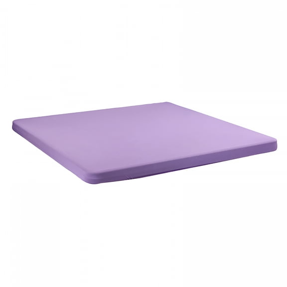 AUQ Square Fitted Table Cover 33.8 X 33.8 Inch Stretchable Tablecloth Elastic Cocktail Topper Tablecloth