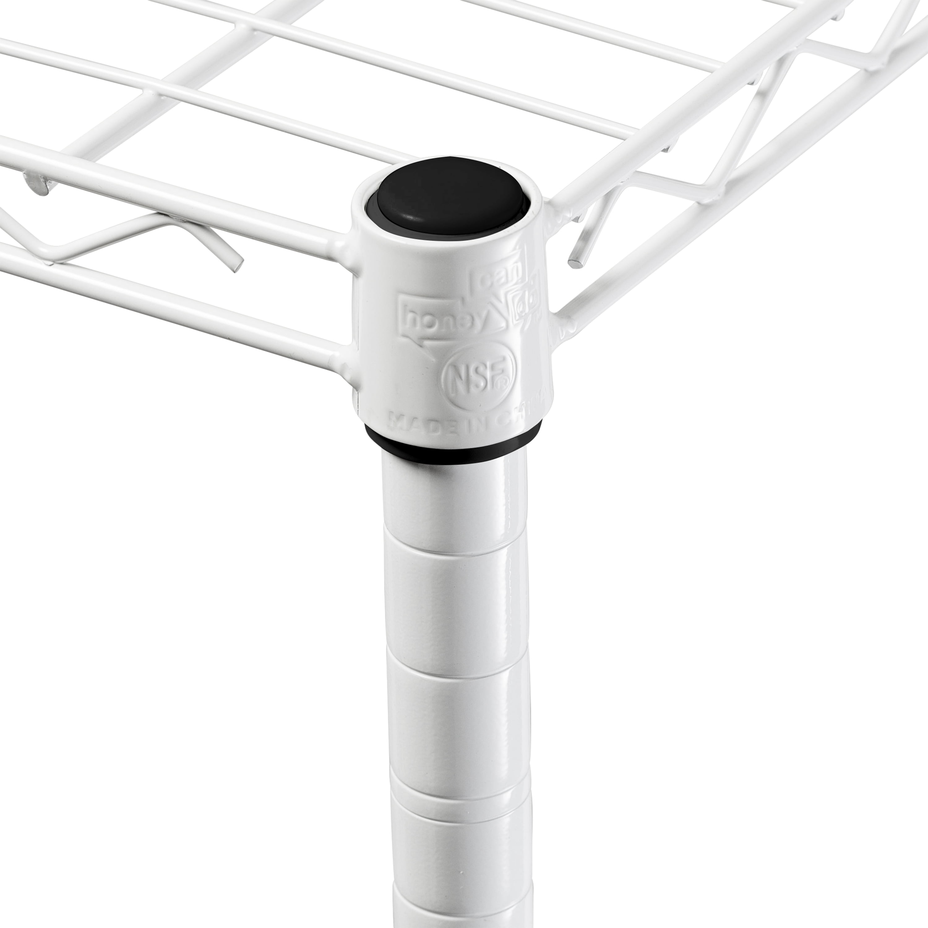 Open Box HONEY CAN DO 5-TIER STORAGE SHELVES HOLDS 200 LBS SHF-01573 - WHITE