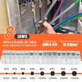 thumbnail image 4 of Herramienta de prensado hidráulico HZLZRZ YQ/120A 6AWG-250MCM 12T, 4 of 7