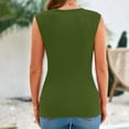 thumbnail image 3 of Women's Ribbed Tank Tops 2025 Summer Cap Sleeve Slim Fitted Knit Basic Casual Tee Shirts Trendy Fashion Clothes, 3 of 9