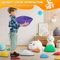 thumbnail image 4 of Happydeer Balance Stepping Stones, 13Pcs/Set Sensory Stepping Stones, Balance Beam Stepping Stones, Sensory integration Training Equipment, Macaroon, 4 of 8