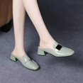 thumbnail image 1 of Zapatos de oficina de primavera y otoño, tacones altos para mujer, Sandalias de tacón bajo, Sandalias de tacón cuadrado, cómodas para mujer, tacones altos de talla grande 36 Gao Jinjia LED, 1 of 2