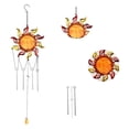 thumbnail image 4 of Glass Iron Art Wind Chime Garden Courtyard Balcony Sun Face String Tube Wind Chime Hanging Ornament Pendant, 4 of 7