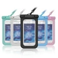thumbnail image 1 of Universal Waterproof Case Cellphone Dry Bag Pouch for iPhone 12 Pro Max 2 Pack, Green/Green, 1 of 5