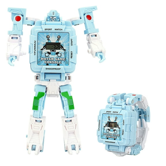 Sports Watch - Deformable Gaming Watch Wearable Deformable Robot Watch Boys And Girls Birthday Gifts Christmas Gifts