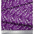 thumbnail image 3 of Soimoi Silk Fabric Leaves & Floral Block Decor Fabric Printed Yard 42 Inch Wide, 3 of 3