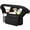 All Black, variant on mirlewaiy Universal Stroller Organizer, Insulated Cup Holder with Detachable Phone Bag & Shoulder Strap, Fits Most Strollers