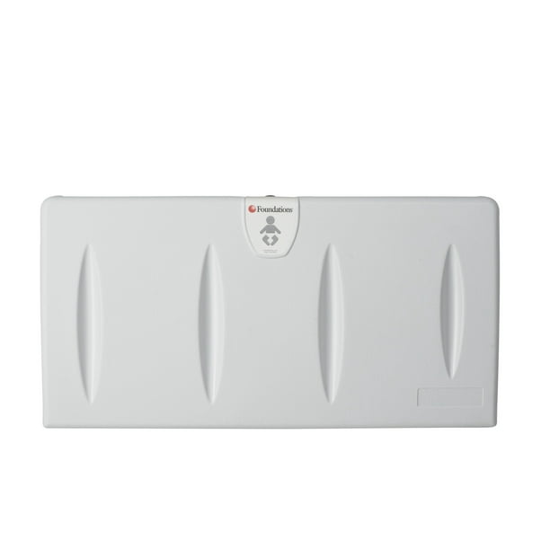 Foundations Horizontal Baby Changing Station, Surface Mount, Includes