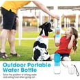 thumbnail image 5 of Verde - Botella de agua portátil para perros, botella de agua de 300 ml con filtro de carbón activado, botella de agua de viaje para mascotas y botella de 100 ml para comida de perro. (1 unidad), 5 of 5