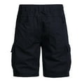 thumbnail image 4 of Shorts Men Qiggri Men Solid Color Fashion Multiple Pockets Drawstring Elastic Waist Shorts Mens Shorts Casual, 4 of 5