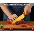 thumbnail image 5 of Wellstar 5 Piece Kitchen Knife Set, Chef Carving Bread Utility Paring Knives, Stainless Steel, 5 of 9