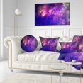 thumbnail image 1 of Clear Purple Starry Fractal Sky - Abstract Canvas Art Print, 1 of 3