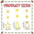 thumbnail image 3 of ZMKIAG Christmas LED Suction Cup Window Lights - Indoor/Outdoor Decorative String Lights for Tree & Home Style Holiday Decor, Battery-Operated Festive Lighting for Seasonal Display, 3 of 6