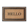 thumbnail image 1 of A1 Home Collections Tapis de Porte en Caoutchouc Coir Lourd, 30 Pouces X 48 Pouces, Markham Hello, 1 of 1