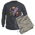 thumbnail image 6 of CafePress - I'm Cool I Go To School - Men's Long Sleeve Charcoal Pajama Set, 6 of 7
