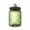 Green, variant on Decorative Vintage Glass Storage Jar with Airtight Lid and Pumpkin Knob 6 Inch Canister for Fall Thanksgiving Table Centerpiece Kitchen Countertop Display