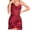 Red, variant on PEASKJP Nightgowns for Women Plus Size Dresses for Women with Pockets Housecoat Sleeveless Dress (Black,XL)