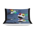 thumbnail image 4 of The Nightmare Before Christmas Long Thread Comfort Soft Zipper Closure Functional Fit Bedding Duvet Cover Sets for Restful Sleep, 4 of 5