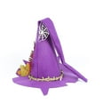thumbnail image 2 of Fiudx Sombrero de Bruja de Halloween, Tela Suave y Transpirable, Diseño Artesanal, Ajuste Cómodo, Perfecto para Fiestas, Festivales y Cosplay, Tamaño Universal, Incluye 1 Sombrero., 2 of 4