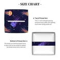 thumbnail image 5 of Naloa Sea Jellyfish Tissue Box CoverLeather Tissue Holder Square Facial Tissue Case Facial Paper Organizer Dispenser for Bathroom, Vanity Countertop, Tabletop, Car, 5 of 8