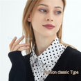 thumbnail image 3 of LoudSung False Collar Detachable Blouse Fake Collar Half Shirts Collar Polka Dots Designed Top Elegant for Women 2PCS, 3 of 9