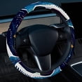 thumbnail image 2 of Starry Shark 14.5 Inch Printing PVC Leather Car Wheel Cover Steering Wheel Cover Auto Accessories, 2 of 6