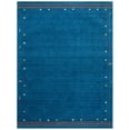 thumbnail image 2 of Safavieh Himalaya Charmaine Solid Wool Area Rug, Blue, 8' x 10', 2 of 11