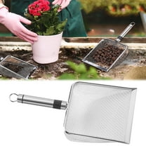 Gardening Soil Sifter With Stainless Steel Handle Sand Sifter Sand Soil Sand Sifter For The Beach Compost Sifter 2/2.88/3.8/5Mm Mesh Screen For Sand,Rock,Compost,Filtration,Soil Sifter For Gardening