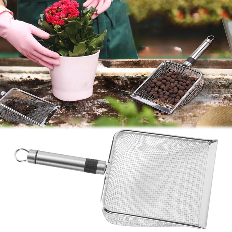 Electric Soil Sifter With Vibration Motor - 30W, 1/4" Stainless Screen, Fits Wheelbarrows, 110V