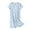 Light Blue, variant on Nightgowns for Women House Dresses For Women Soft Sleepwear Short Sleeve Women's Nightgowns Print Sleepdress