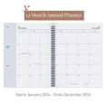 thumbnail image 5 of Rileys & Co 2024 Annual Weekly Planner - Geographic Weekly & Monthly Planner (8.5 x 11 inches, Blue), 5 of 6