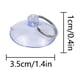 thumbnail image 3 of Ganfancp Ventosa Transparente Perforada de 35Mm con Anillo de Acero Inoxidable Herramienta de Desmontaje Ofertas y Liquidaciones 4X Ventosas, 3 of 6