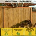 thumbnail image 5 of Backyard X-Scapes Natural Bamboo Fencing Garden Screen Rolled Fence Panel 3/4" D x 4' H x 8' L, 5 of 9