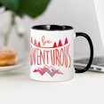 thumbnail image 3 of CafePress - Be Adventurous Red Mug - 11 oz Ceramic Mug - Novelty Coffee Tea Cup, 3 of 4
