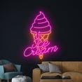 thumbnail image 4 of Handmadetneonsign Ice Cream Cone Neon Sign, Melting Ice Cream Neon Light, Ice Cream LED Light, 4 of 5