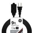 thumbnail image 1 of GE Regleta de enchufes de 3 Salidas, Cable de 9 pies, 2 Clavijas, Calibre 16, Cubiertas de Seguridad, 1 of 6