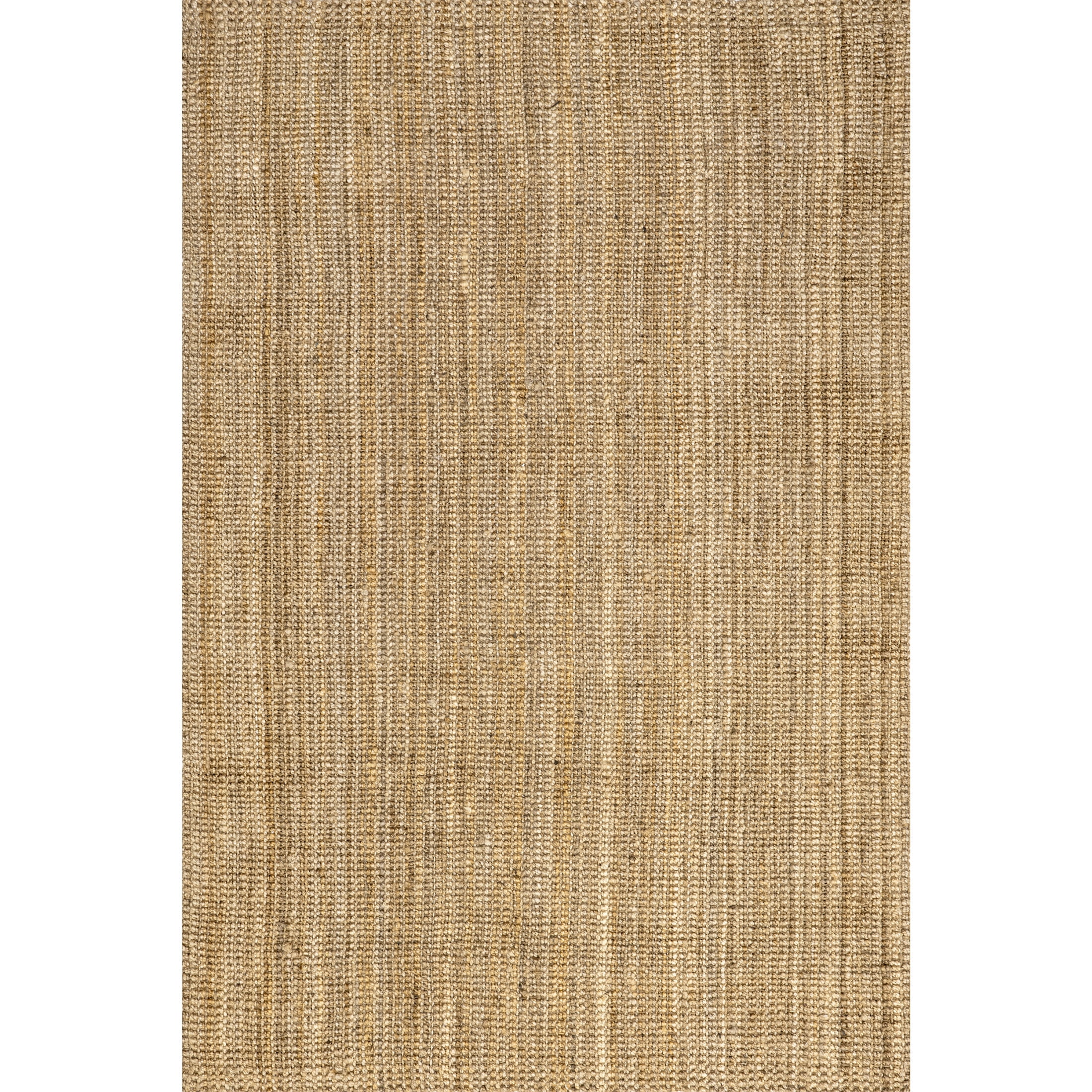 nuLOOM Ashli Solid Farmhouse Jute Area Rug, 7' 6" x 9' 6", Ashli Natural