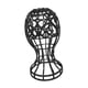 thumbnail image 5 of Soporte para cabeza de peluca, soporte para peluca corta y sombrero, portátil, multifunción, para exhibición de pelucas Negro gris, 5 of 9