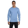 thumbnail image 1 of Les Hanes 61 oz Manches Longues Beefy-T LIGHT BLUE 2XL, 1 of 1