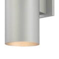 thumbnail image 2 of Volume Lighting  1-Light Silver Gray Aluminum LED Cylinder Sconce, 2 of 4